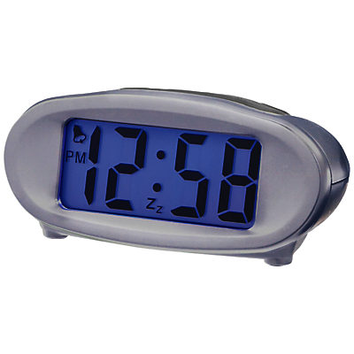 Acctim Eclipse Solar Alarm Clock, Silver